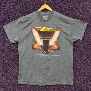 ZZ Top Eliminator Album Cover Art New Wave Band T-Shirt XL